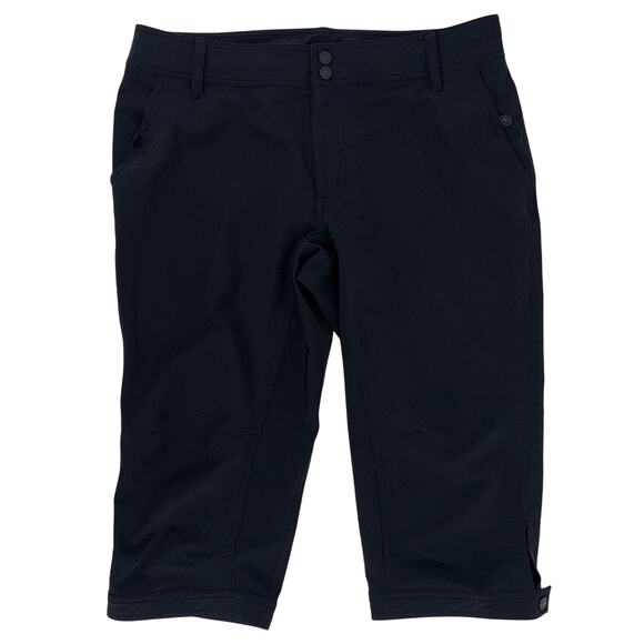 Sugoi Women's Cycling‎ Greta Capris Black Large Cropped Pants Knickers Bike EUC - Picture 1 of 9
